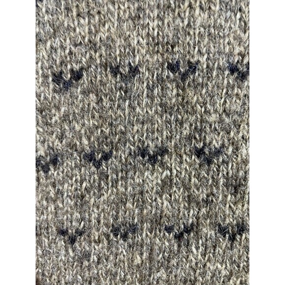 Vtg Woolrich Sweater Mens L Birds Eye Wool Knit Crewneck 90s Preppy Grandpacore - Picture 3 of 11